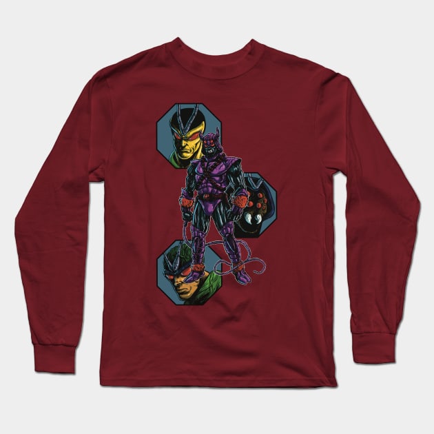 Spidrax Crew Long Sleeve T-Shirt by RenMcKinzie